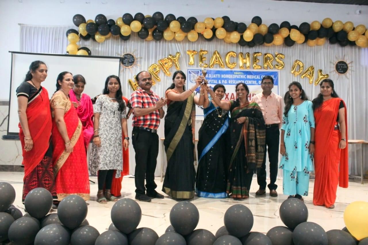 Dr. B.D. Jatti Homoeopathic Medical College, Hospital & Post Graduate Research Centre Dharwad Teachers Day Celebration photo 2